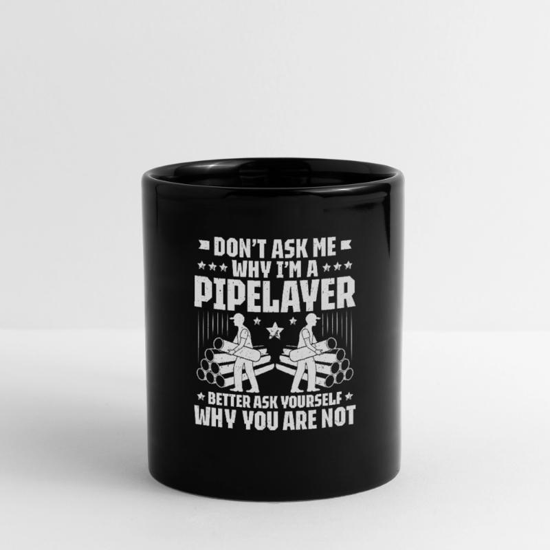 Constructeur de pipelines Construction de pipelines Pipelayer Mug uni