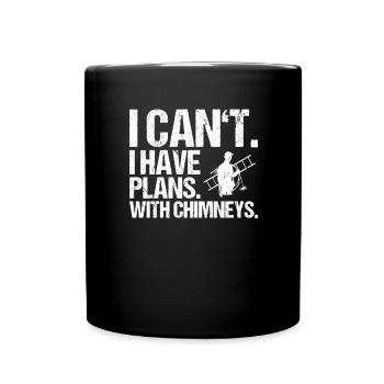 Schornsteinfeger Kaminkehrer Ramoneur - Mug uni - noir - Devant