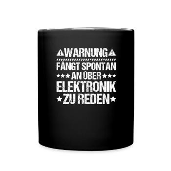 Électricien électronique Électricien monteur de lignes - Mug uni - noir - Devant