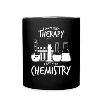 Chemist Chemistry Laboratory Chemical Technician - Full Colour Mug - black - Front