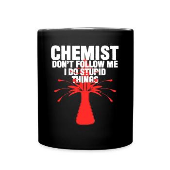 Chimiste Chemie Witz Chemikant - Mug uni - noir - Devant