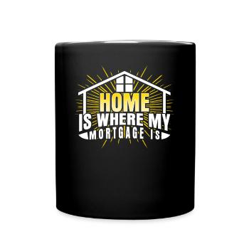 Sarkasmus lustiger Haubau Spruch Ironie - Tasse einfarbig - Schwarz - Vorne