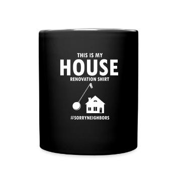 Conception de démolition et de rénovation de maisons - Mug uni - noir - Devant