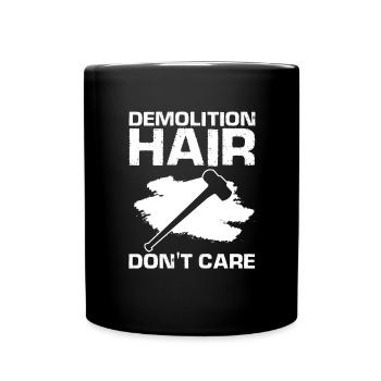 Hausabriss und Renovierungs Design - Tasse einfarbig - Schwarz - Vorne