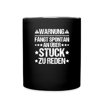 Stuckateur Plasterer Stukkateur Gipser Verputzer - Tasse einfarbig - Schwarz - Vorne
