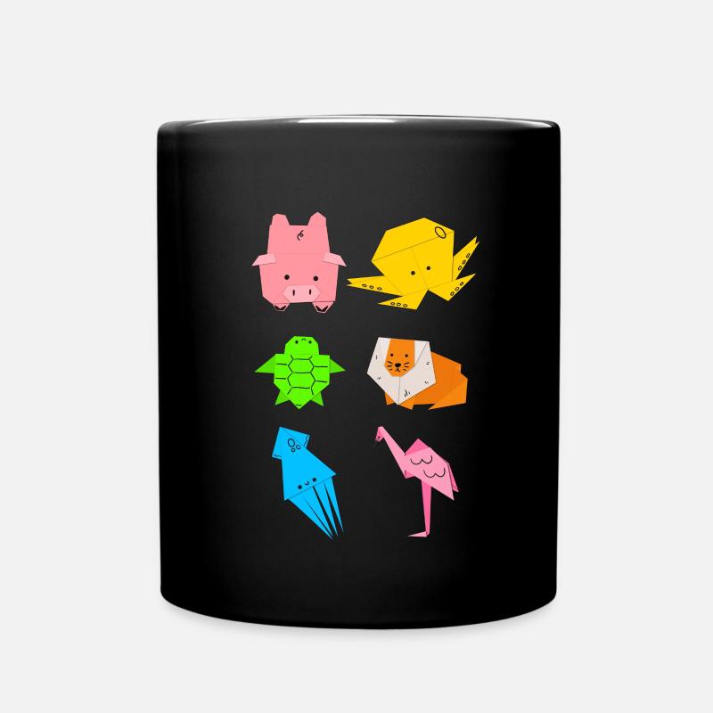 Artisanat de pliage de papier japonais Origami Master - Mug uni - noir