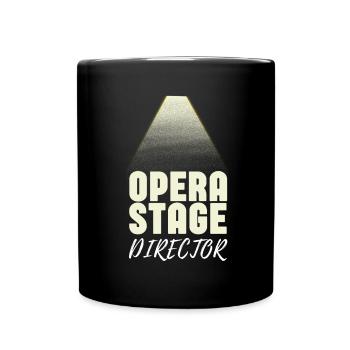 Tenor Singer Choir Vocalist Theatre Student, Opera - Tasse einfarbig - Schwarz - Vorne