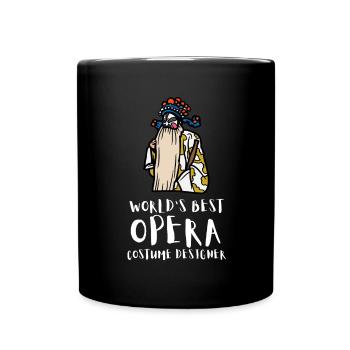 Tenor Singer Choir Vocalist Theatre Student, Opera - Tasse einfarbig - Schwarz - Vorne