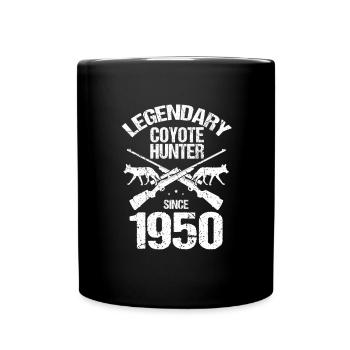 Capture de coyotes et conception de chasseur de coyotes - Mug uni - noir - Devant
