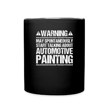 Peintre de véhicules Peintre automobile - Mug uni - noir - Devant