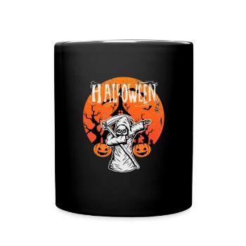 Halloween Grim Reaper Dab - Mug uni - noir - Devant
