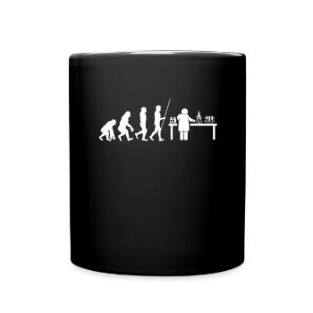 Female Stem Scientist Technology Student, - Full Colour Mug - black - Front