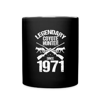 Capture de coyotes et conception de chasseur de coyotes - Mug uni - noir - Devant