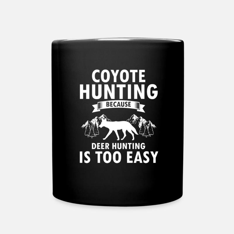 Conception de coyote pour les réacteurs de coyote - Mug uni - noir