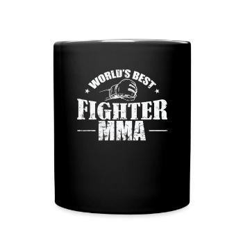 Meilleur combattant du monde MMA arts martiaux mixtes - Mug uni - noir - Devant