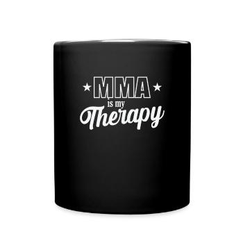 Le MMA est ma thérapie d’arts martiaux mixtes - Mug uni - noir - Devant