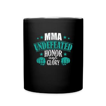 MMA invaincu Honor and Glory Arts Martiaux - Mug uni - noir - Devant