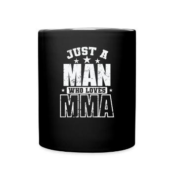 Juste un homme qui aime les arts martiaux mixtes MMA - Mug uni - noir - Devant