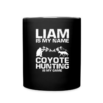 Capture de coyotes et conception de chasseur de coyotes - Mug uni - noir - Devant