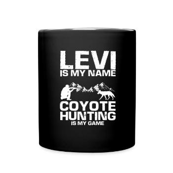 Conception de coyote pour les réacteurs de coyote - Mug uni - noir - Devant