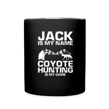 Conception de coyote pour les réacteurs de coyote - Mug uni - noir - Devant