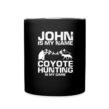 Conception de coyote pour les réacteurs de coyote - Mug uni - noir - Devant