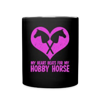 Hobby Horse Heart Hobby Horse - Mug uni - noir - Devant