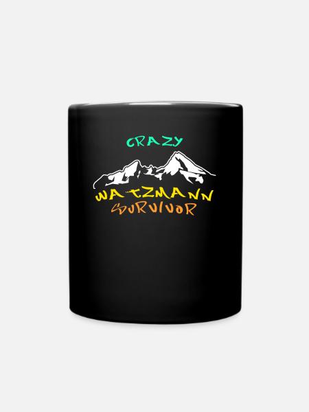 Watzmann saying Watzmann massif - Full Colour Mug - black