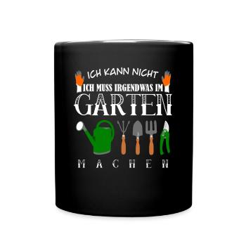Garten Galabauer Gärtner Galabau - Tasse einfarbig - Schwarz - Vorne