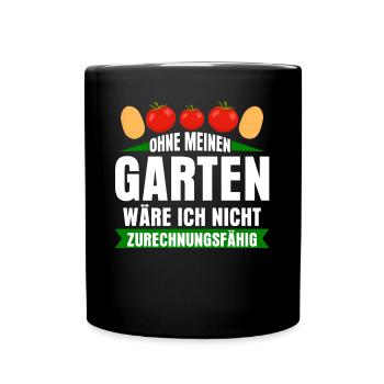 Galabauer Garten Galabau Gärtner - Tasse einfarbig - Schwarz - Vorne