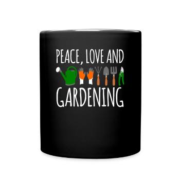 Garden Hobby Gardener Gardener Gala Builder - Full Colour Mug - black - Front