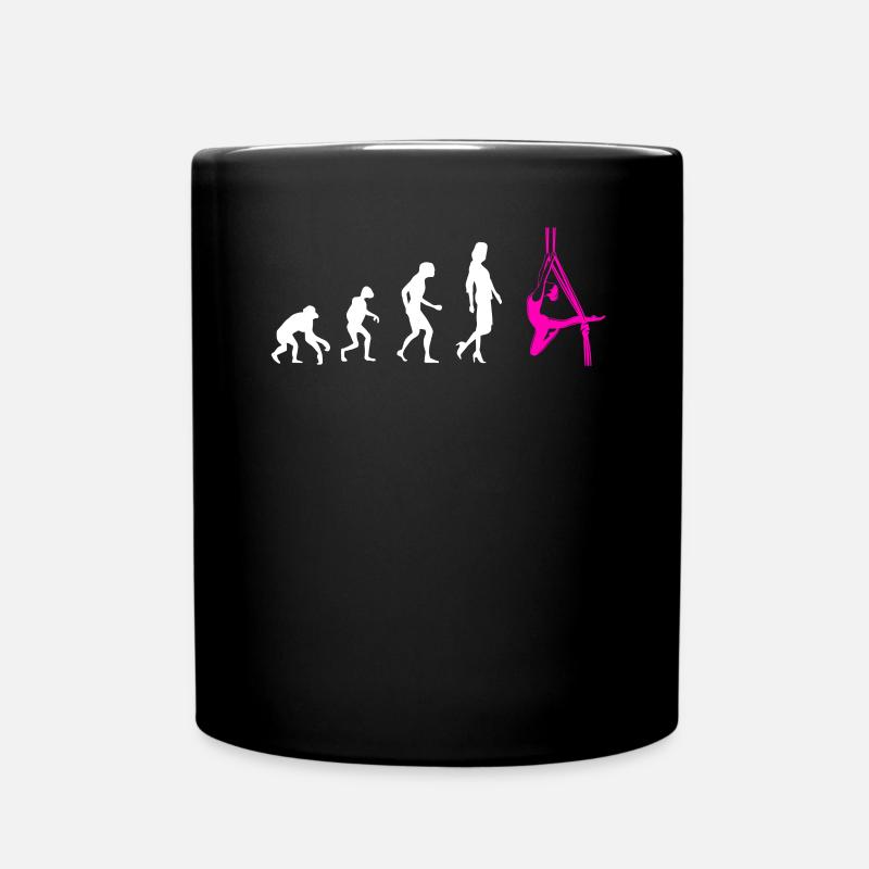 Aerial Silk Evolution - Akrobatik Gymnastik - Tasse einfarbig - Schwarz