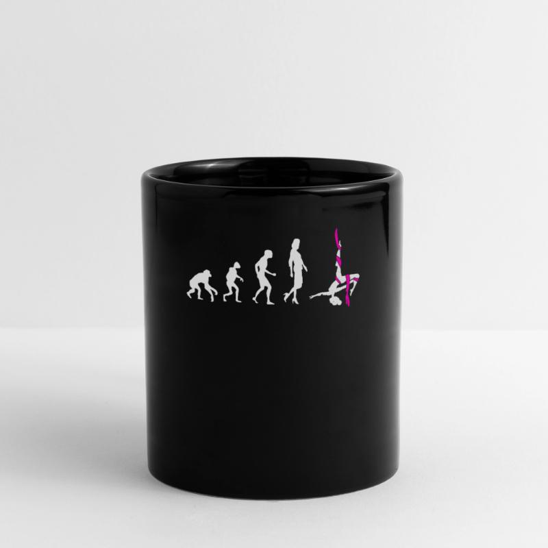 Aerial Silk Evolution - Acrobatics Gymnastics Full Colour Mug