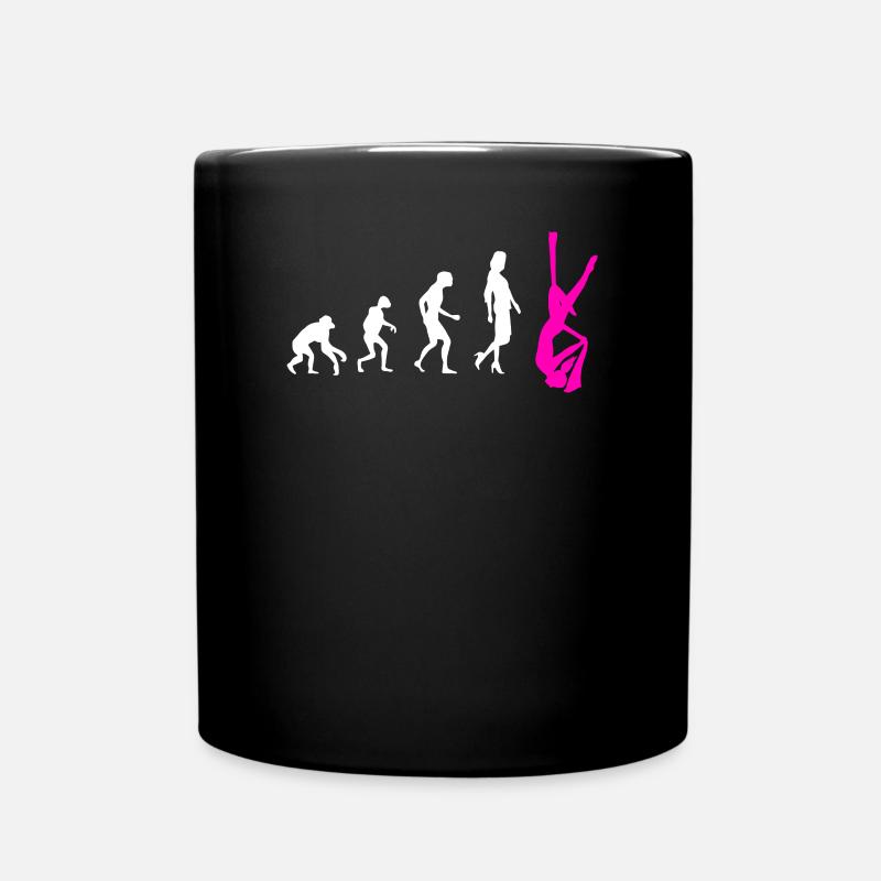 Aerial Silk Evolution - Gymnastique acrobatique - Mug uni - noir