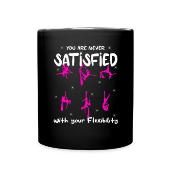 Aerial Silk Akrobatik Circus Aerialist - Tasse einfarbig - Schwarz - Vorne