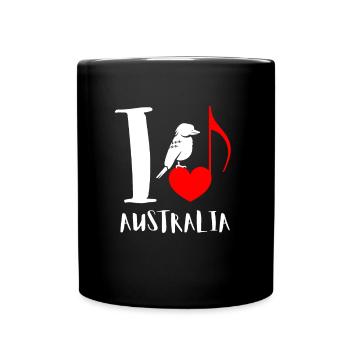 Terrestrial Tree Kingfisher Australian Bird, - Tasse einfarbig - Schwarz - Vorne