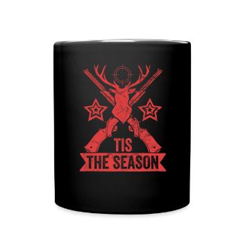 Antlers Deer Hunting Hunting Hunting Season - Full Colour Mug - black - Front
