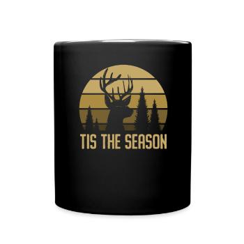 Antlers Deer Hunting Hunting Hunting Season - Full Colour Mug - black - Front
