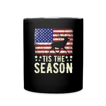 Antlers Deer Hunting Hunting Hunting Season - Full Colour Mug - black - Front