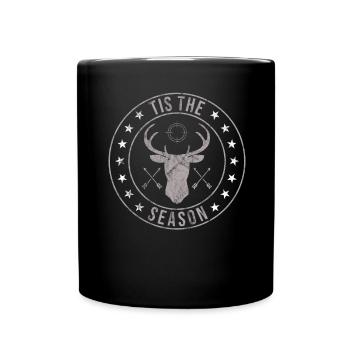 Antlers Deer Hunting Hunting Hunting Season - Full Colour Mug - black - Front