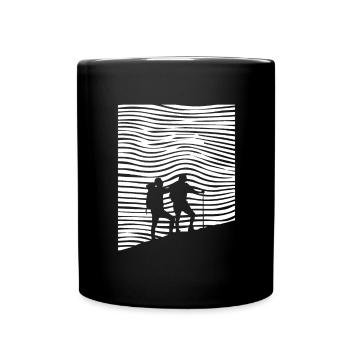 Hiking - (7) - Full Colour Mug - black - Front