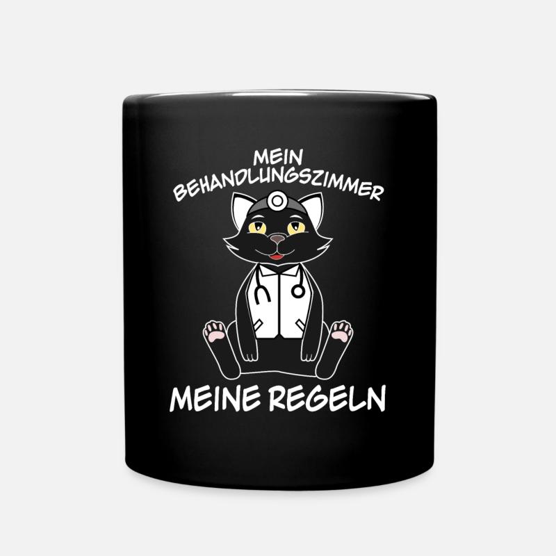 Tierarzt Tierarztpraxis Veterinär - Tasse einfarbig - Schwarz