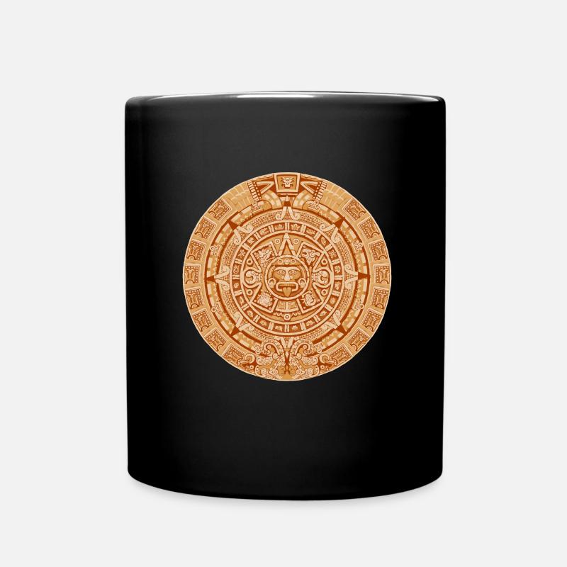 Calendario Azteca Mexican Heritage Mayan Aztec - Tasse einfarbig - Schwarz