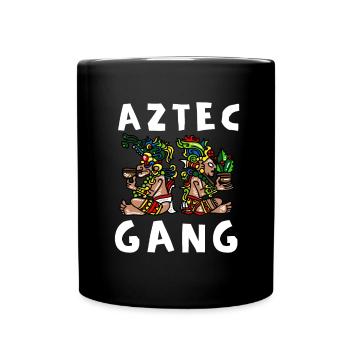Calendario Azteca Mexican Heritage Maya Aztec - Mug uni - noir - Devant