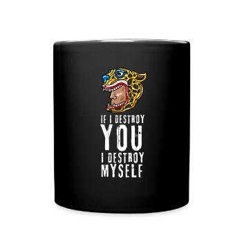 Calendario Azteca Mexican Heritage Maya Aztec - Mug uni - noir - Devant