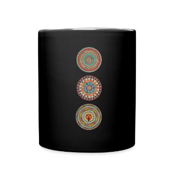 Calendario Azteca Mexican Heritage Maya Aztec - Mug uni - noir - Devant