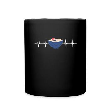 Probiotiques Produits laitiers, Yogourt glacé - Mug uni - noir - Devant