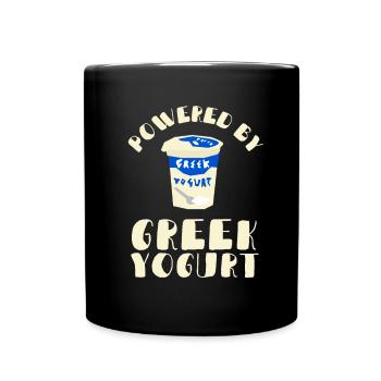 Probiotiques Produits laitiers, Yogourt glacé - Mug uni - noir - Devant