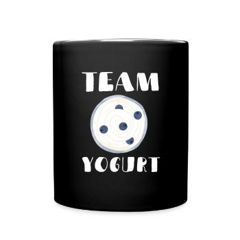 Probiotiques Produits laitiers, Yogourt glacé - Mug uni - noir - Devant