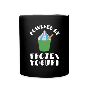 Probiotiques Produits laitiers, Yogourt glacé - Mug uni - noir - Devant